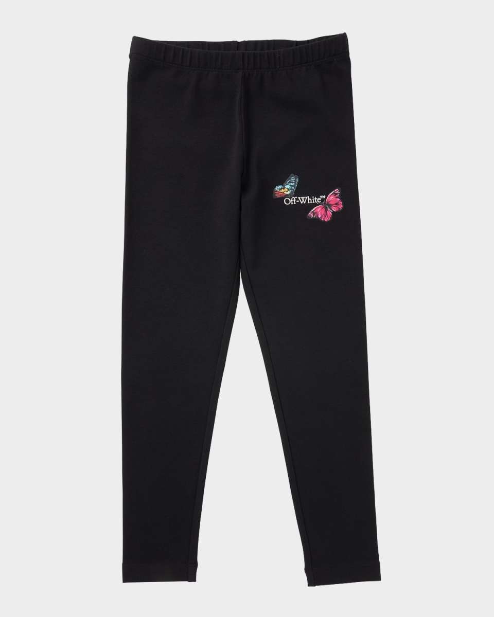 Girl's Bookish Butterfly Leggings, Size 4-12